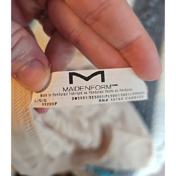 Maidenform Beige Firm Foundations High-Waisted Thigh Slimmer Womans Size Large - Picture 4 of 4